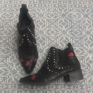 Rose and Stud Booties